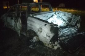 Ночью в с. Себино сгорели две иномарки