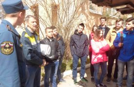 В Туле состоялись полевые сборы отряда студентов-спасателей