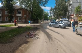 В Тульской области водитель «пятнашки» сбил пенсионера на велосипеде