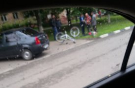 Рано утром в Туле на улице Фрунзе насмерть разбилась велосипедистка