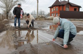 Активисты ОНФ в Тульской области добились ремонта «убитой» дороги в Донском