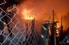 В результате пожара в поселке Октябрьский пострадало 2 дачных дома