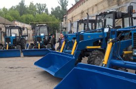 Муниципалитеты Тульской области получили 15 единиц коммунальной техники
