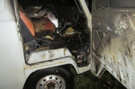В Тульской области загорелся 