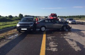В Тульской области в ДТП пострадали двое человек и ребенок