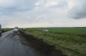 Под Тулой перевернулась «Нива Шевроле»: двое пострадавших