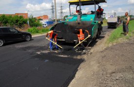 В Туле продолжается строительство дороги по ул. Хворостухина