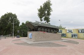 В Алексине открыли сквер участникам локальных войн и военных конфликтов