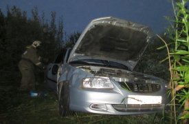 Ночью в Туле «Хендай» улетел в кювет