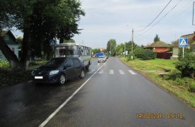 В Алексине автоледи на «Тойоте» сбила пенсионерку на «зебре»