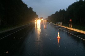 Под Тулой водитель «Шевроле» скончался на месте при столкновении с грузовиком