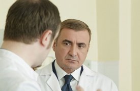 Алексей Дюмин проверил, как идёт строительство корпусов детской областной больницы