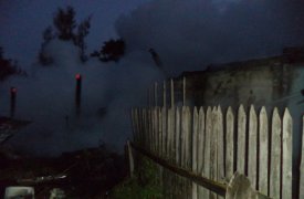 В Тульской области сгорел жилой дом
