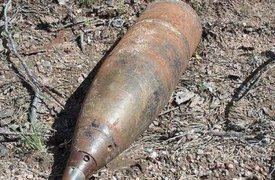 В д. Большие Голубки обезвредили артиллерийский снаряд