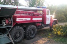 Пожар помешал жителям Мордвеса попариться в бане