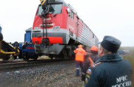 В Тульской области по факту крушения грузового поезда возбуждено уголовное дело