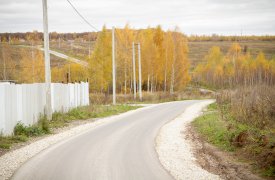 В Туле отремонтировали дорогу в с. Частое