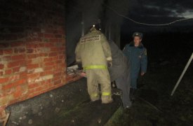 На пожаре в Арсеньево Тульской области пострадал человек