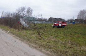 Под Тулой водитель был госпитализирован из горящей «Ауди»