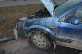 В Туле сгорел автомобиль