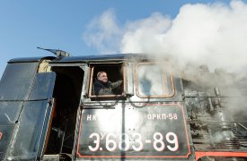 Алексей Дюмин принял участие в открытии экспозиции на ж/д станции Кимовска