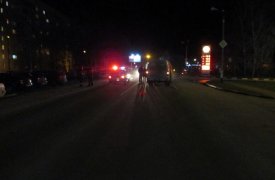 Житель Тульской области, пытаясь перебежать дорогу вне пешеходного перехода,был сбил 