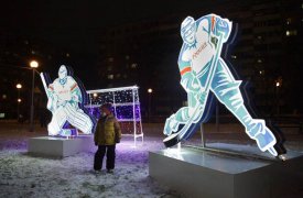 В тульском Заречье будет установлена новогодняя святящаяся композиция «Фигуристы»
