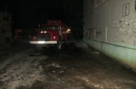 В Веневском районе сгорел склад