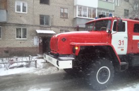 В Щекино шесть пожарных тушили квартиру