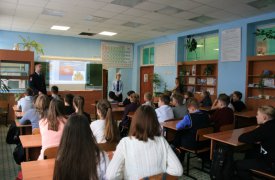 Сотрудники УМВД по Тульской области предупредили школьников об ответственности