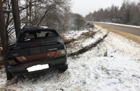 Под Тулой молодой человек влетел на машине в газопровод
