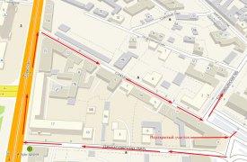 С 15 декабря в Туле временно изменится схема движения некоторых городских улицах