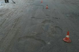 В Туле усиленно латают ямы на дорогах
