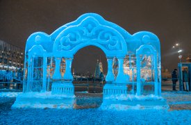 31 декабря на площади будут установлены ледяные скульптуры