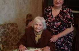 В первый день нового года тулячка отметила 100-летний юбилей