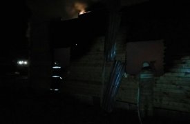 Ночью в Большой Туле сгорел жилой дом