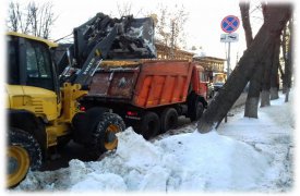 Уборка Тулы ведется в круглосуточном режиме