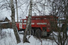 В Щекинском районе во время пожара сгорел пенсионер