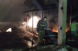 В Туле на Одоевском шоссе 10 человек тушили холодильник