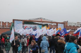 4,5 тысячи туляков пришли в кремль на митинг-концерт «Россия в моем сердце»