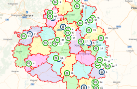 Экологическая карта Тульской области постоянно обновляется