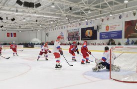 В Туле прошел хоккейный матч в поддержку российских олимпийцев