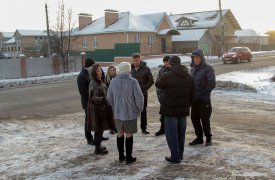 В Туле на ул. Лескова состоялась встреча с жителями