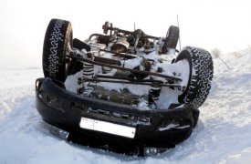 Под Тулой в перевернувшемся внедорожнике пострадала женщина