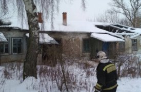 В Щекинском районе в результате пожара пострадал человек