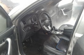 В Тульской области сгорела «KIA»
