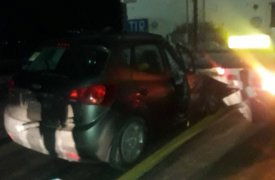 В Богородицком районе парень и девушка на иномарке влетели в фуру