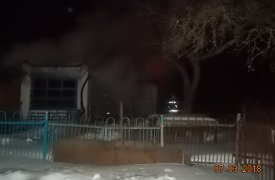 В Киреевском районе 12 пожарных тушили горящий дом