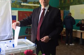 Сергей Харитонов: «Я голосую за то, чтобы Россию уважали во всем мире»