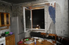 В Туле на ул. Литейной из пожара спасли человека